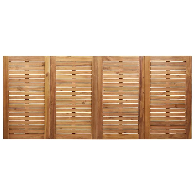 Casa si Gradina - Gradina si terasa - Mobilier exterior - Mese gradina - Set de dining pentru gradina cu 9 piese, masa din lemn masiv de acacia si otel inoxidabil - Infinity.ro