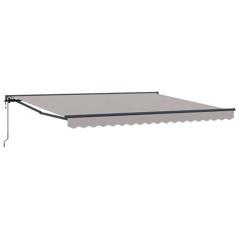 Casa si Gradina - Gradina si terasa - Umbrele si pavilioane - Pavilioane - Cortina Retractabila Manual Gri deschis 400x300 cm - Infinity.ro