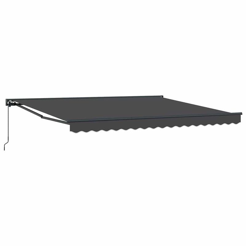 Casa si Gradina - Gradina si terasa - Umbrele si pavilioane - Pavilioane - Cortina Retractabila Antracit 400x300 cm Aluminiu si poliester - Infinity.ro