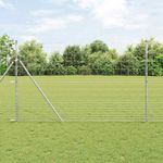 Casa si Gradina - Gradina si terasa - Garduri, panouri si accesorii - Gard de camp 1.5x25 m din otel galvanizat - Infinity.ro