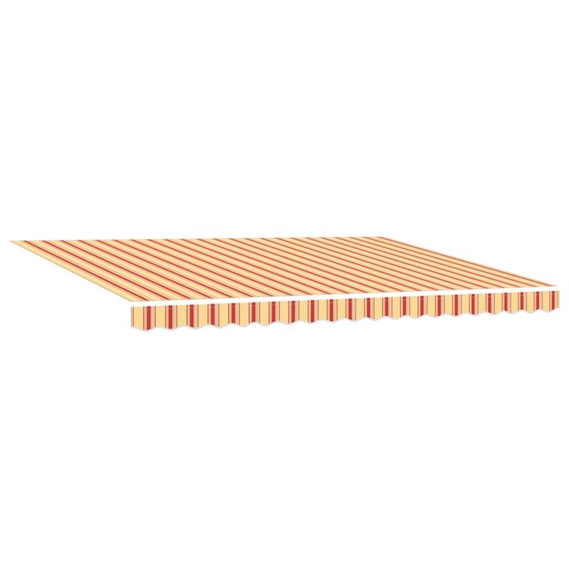 Casa si Gradina - Gradina si terasa - Umbrele si pavilioane - Pavilioane - Cortina Retractabila Manual Galben si portocalie 450x300 cm - Infinity.ro