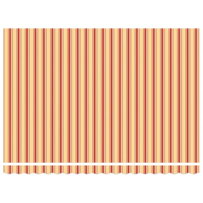 Casa si Gradina - Gradina si terasa - Umbrele si pavilioane - Pavilioane - Cortina Retractabila Manual Galben si portocalie 450x300 cm - Infinity.ro