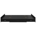 Casa si Gradina - Mobilier - Paturi si accesorii - Paturi - Cadru de pat cu depozitare cu sertar Stejar negru 140 x 190 cm - Infinity.ro