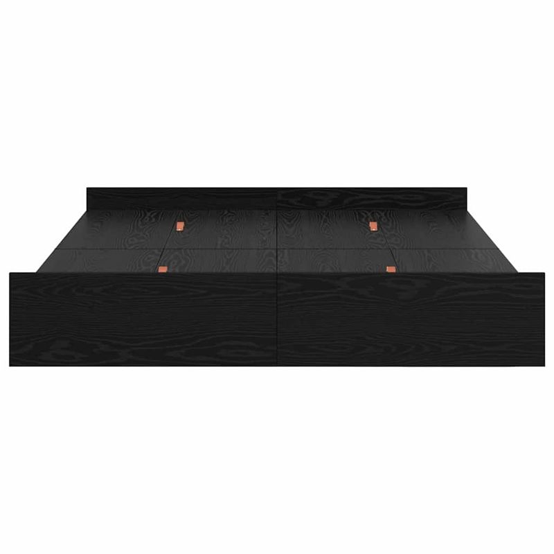 Casa si Gradina - Mobilier - Paturi si accesorii - Paturi - Cadru de pat cu depozitare cu sertar Stejar negru 140 x 190 cm - Infinity.ro