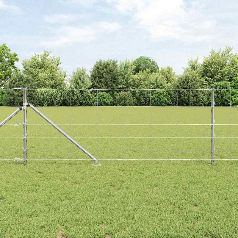 Casa si Gradina - Gradina si terasa - Garduri, panouri si accesorii - Gard de camp 0.8x50 m din otel galvanizat - Infinity.ro