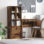 Casa si Gradina - Mobilier - Mese si birouri - Birouri - Birou cu depozitare Stejar afumat Lemn prelucrat - Infinity.ro