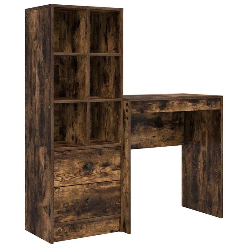 Casa si Gradina - Mobilier - Mese si birouri - Birouri - Birou cu depozitare Stejar afumat Lemn prelucrat - Infinity.ro