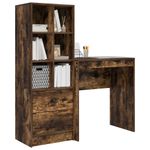 Casa si Gradina - Mobilier - Mese si birouri - Birouri - Birou cu depozitare Stejar afumat Lemn prelucrat - Infinity.ro