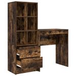 Casa si Gradina - Mobilier - Mese si birouri - Birouri - Birou cu depozitare Stejar afumat Lemn prelucrat - Infinity.ro