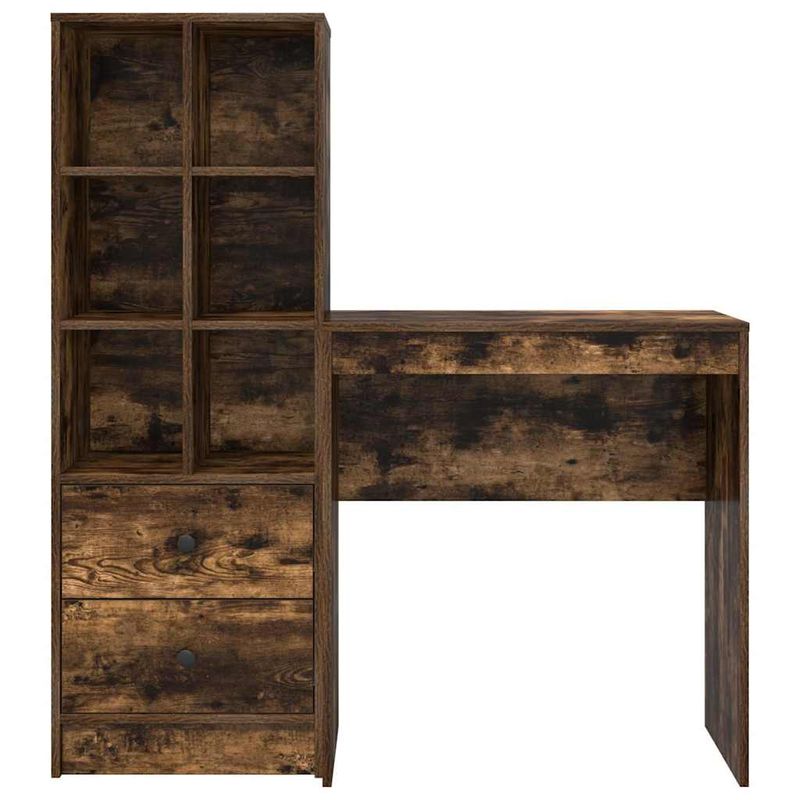 Casa si Gradina - Mobilier - Mese si birouri - Birouri - Birou cu depozitare Stejar afumat Lemn prelucrat - Infinity.ro