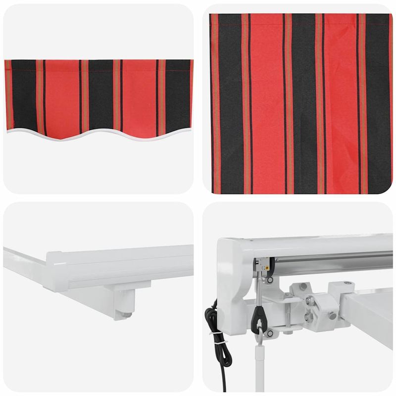Casa si Gradina - Gradina si terasa - Umbrele si pavilioane - Pavilioane - Cortina Retractabila Manual Albastru Marin 250x200 cm Poliester - Infinity.ro