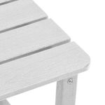 Casa si Gradina - Gradina si terasa - Mobilier exterior - Scaune si sezlonguri gradina - Set lounge gradina 3 piese  Alb HDPE - Infinity.ro