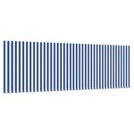 Casa si Gradina - Gradina si terasa - Umbrele si pavilioane - Pavilioane - Cortina Retractabila Manual Albastru si alb Alb 350 x 200 cm - Infinity.ro