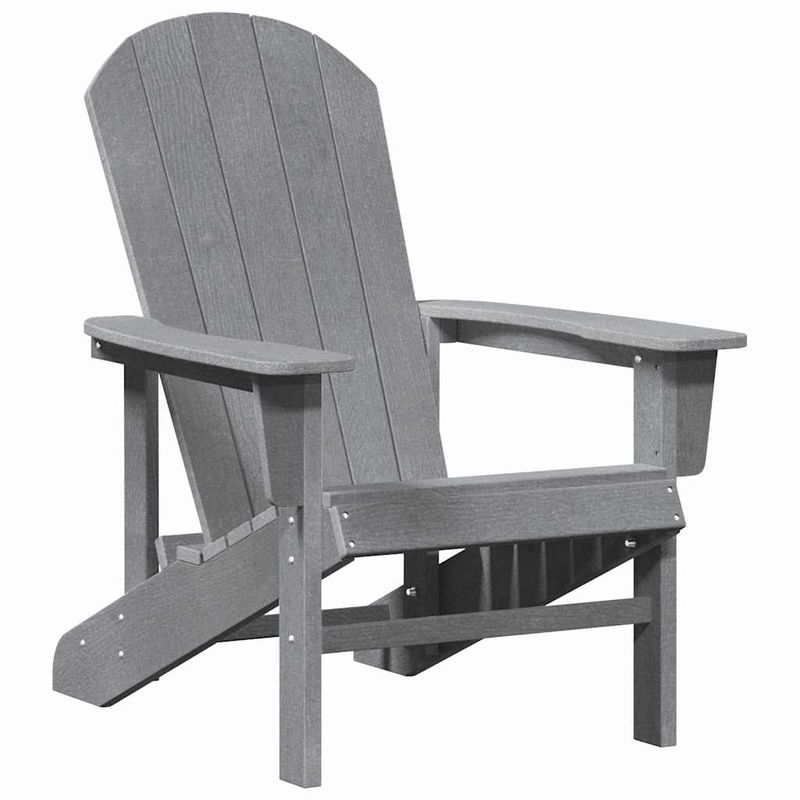 Casa si Gradina - Gradina si terasa - Mobilier exterior - Scaune si sezlonguri gradina - Set de lounge de gradina 3 piese Gri deschis HDPE - Infinity.ro