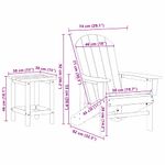 Casa si Gradina - Gradina si terasa - Mobilier exterior - Scaune si sezlonguri gradina - Set de lounge de gradina 3 piese Gri deschis HDPE - Infinity.ro