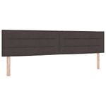 Casa si Gradina - Mobilier - Paturi si accesorii - Paturi - Pat cu arcuri Maro inchis 200 x 200 cm Tesatura si Spuma - Infinity.ro