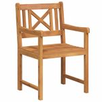 Casa si Gradina - Gradina si terasa - Mobilier exterior - Scaune si sezlonguri gradina - Scaune de gradina  4 buc 56x55.5x90 cm Lemn masiv de Acacia - Infinity.ro