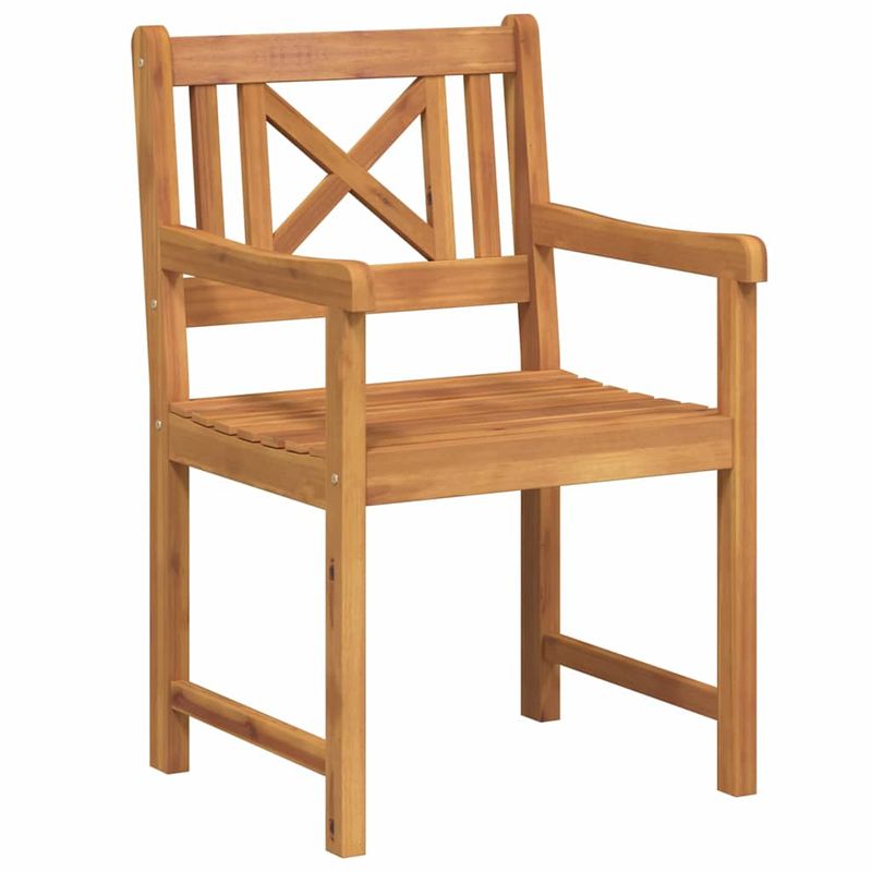 Casa si Gradina - Gradina si terasa - Mobilier exterior - Scaune si sezlonguri gradina - Scaune de gradina  4 buc 56x55.5x90 cm Lemn masiv de Acacia - Infinity.ro