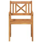 Casa si Gradina - Gradina si terasa - Mobilier exterior - Scaune si sezlonguri gradina - Scaune de gradina  4 buc 56x55.5x90 cm Lemn masiv de Acacia - Infinity.ro