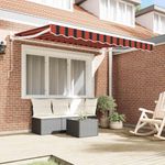 Casa si Gradina - Gradina si terasa - Umbrele si pavilioane - Pavilioane - Cortina Retractabila Manual Albastru Marin 250x200 cm - Infinity.ro