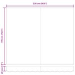 Casa si Gradina - Gradina si terasa - Umbrele si pavilioane - Pavilioane - Cortina Retractabila Manual Albastru Marin 250x200 cm - Infinity.ro