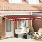Casa si Gradina - Gradina si terasa - Umbrele si pavilioane - Pavilioane - Cortina Retractabila Manual Albastru Marin 350x200 cm - Infinity.ro