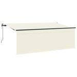 Casa si Gradina - Gradina si terasa - Umbrele si pavilioane - Pavilioane - Cort cu jaluzele Crem 350 x 200 x 120 cm Material textil, Metal - Infinity.ro