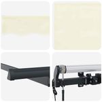 Casa si Gradina - Gradina si terasa - Umbrele si pavilioane - Pavilioane - Cort cu jaluzele Crem 350 x 200 x 120 cm Material textil, Metal - Infinity.ro