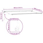 Casa si Gradina - Gradina si terasa - Umbrele si pavilioane - Pavilioane - Cortina Retractabila Manual Alb 400x200 cm - Infinity.ro