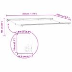 Casa si Gradina - Gradina si terasa - Umbrele si pavilioane - Pavilioane - Cortina Retractabila Manual Rosu 350x200 cm - Infinity.ro