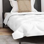 Casa si Gradina - Textile si covoare - Perne si pilote - Pilote - Pilota cu perna 2 pcs Alb 140 x 220 cm Microfibra - Infinity.ro