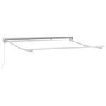 Casa si Gradina - Gradina si terasa - Umbrele si pavilioane - Pavilioane - Cortina Retractabila Manual Antracit si Alb 350x200 cm - Infinity.ro