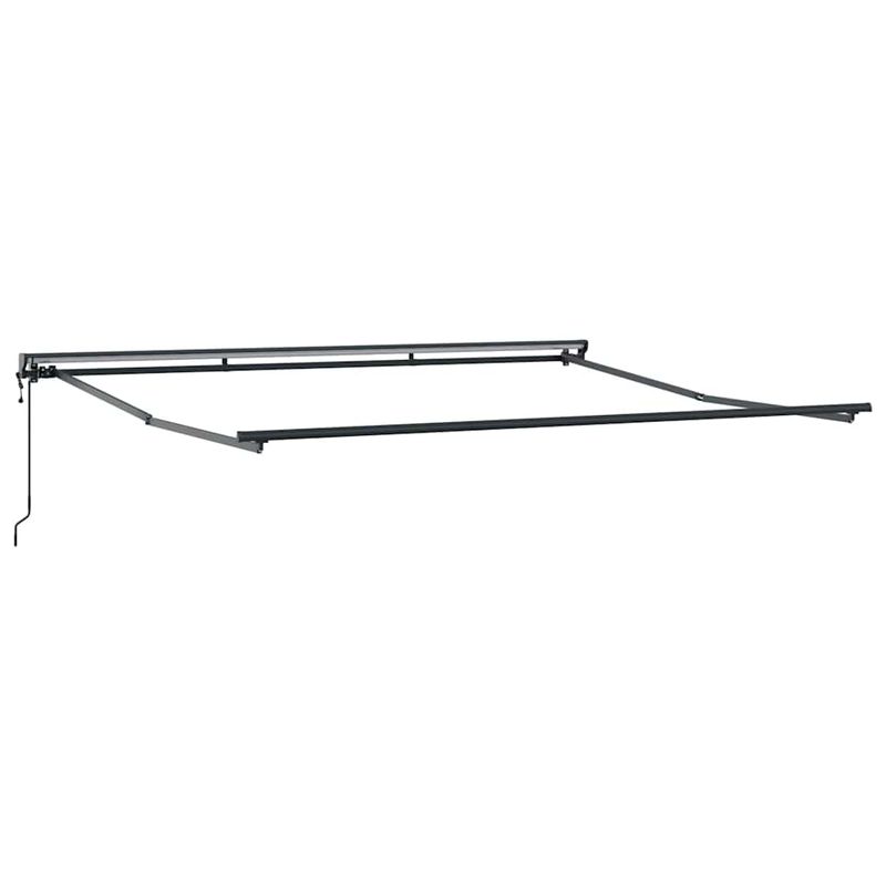 Casa si Gradina - Gradina si terasa - Umbrele si pavilioane - Pavilioane - Cortina Retractabila Manual Portocalie si alba 350x250 cm - Infinity.ro