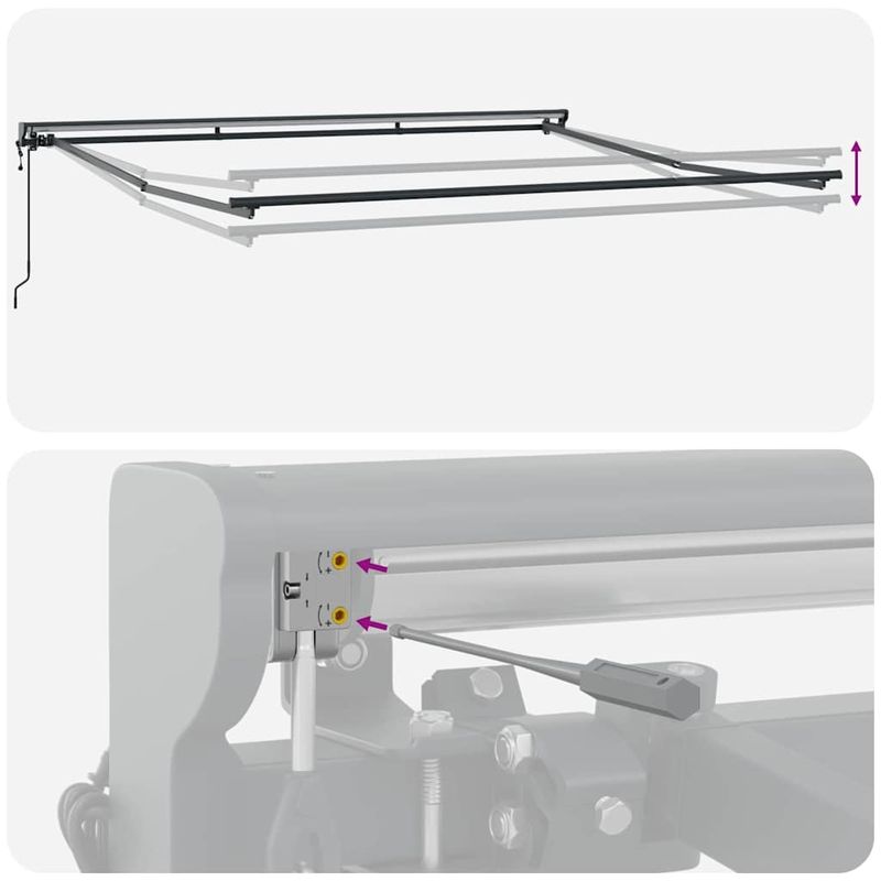 Casa si Gradina - Gradina si terasa - Umbrele si pavilioane - Pavilioane - Cortina Retractabila Manual Portocalie si alba 350x250 cm - Infinity.ro