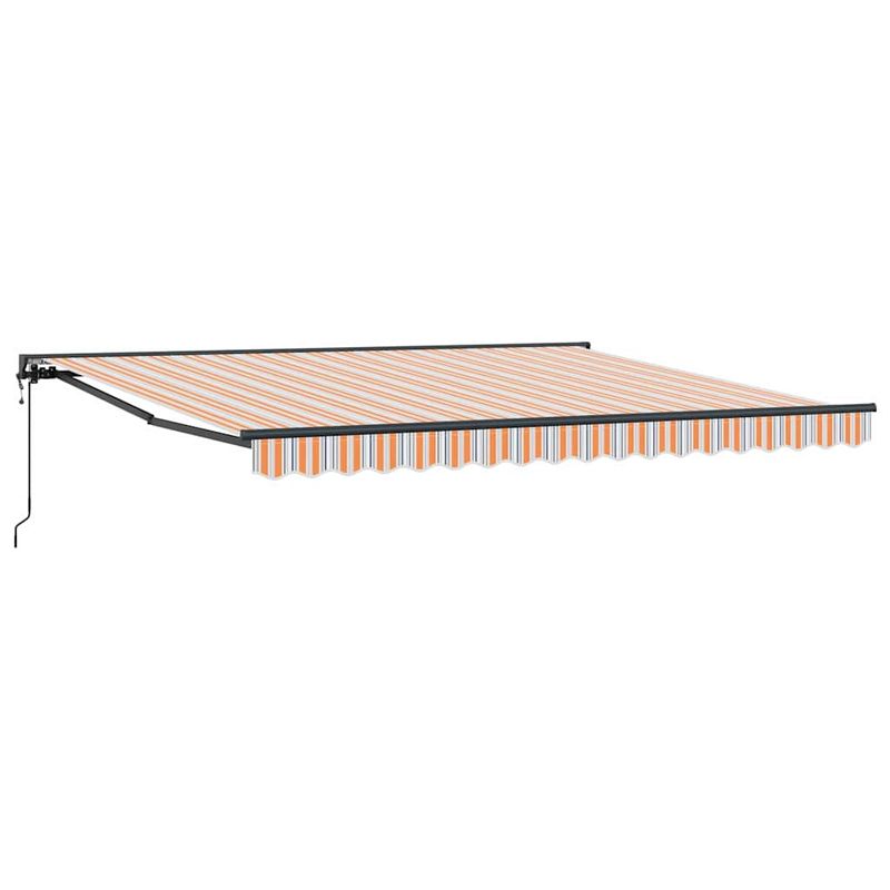 Casa si Gradina - Gradina si terasa - Umbrele si pavilioane - Pavilioane - Cortina Retractabila Manual Albastru Marin 400x300 cm - Infinity.ro