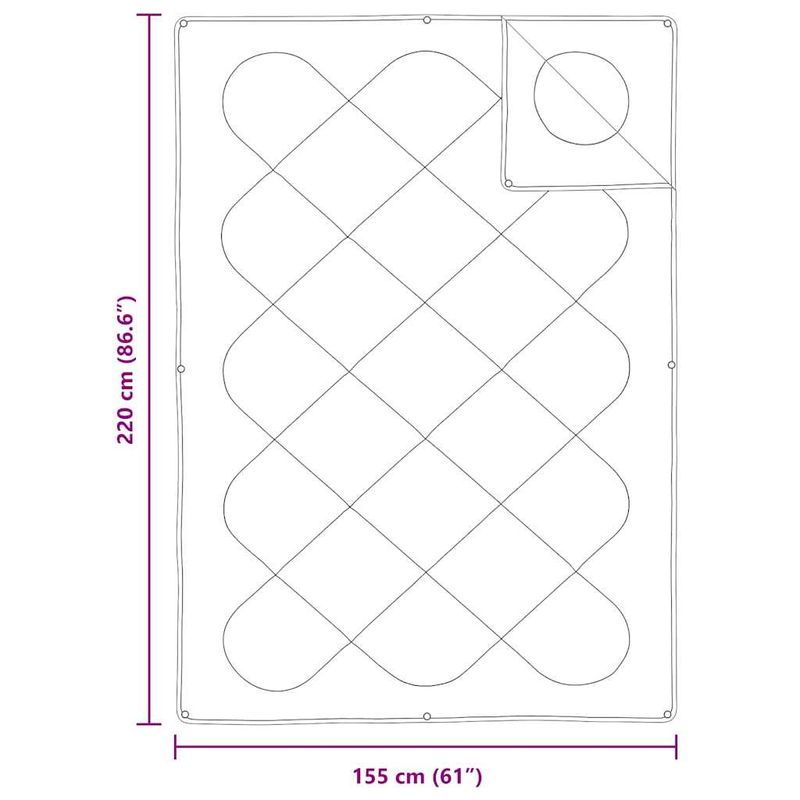 Casa si Gradina - Textile si covoare - Perne si pilote - Pilote - Pilota cu perna 2 pcs Alb 155 x 220 cm Microfibra - Infinity.ro