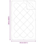 Casa si Gradina - Textile si covoare - Perne si pilote - Pilote - Pilota cu perna 2 pcs Alb 135 x 220 cm Microfibra - Infinity.ro