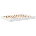 Casa si Gradina - Mobilier - Paturi si accesorii - Paturi - Pat cu biblioteca cu raft 2 pcs Alb 140 x 200 cm Lemn compozit - Infinity.ro