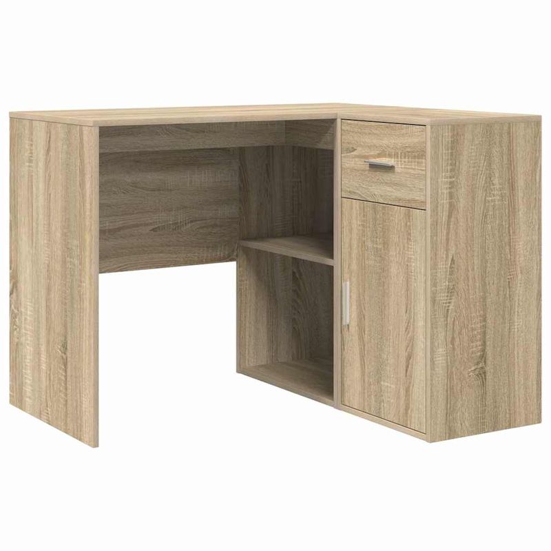 Casa si Gradina - Mobilier - Mese si birouri - Birouri - Birou de colt Sonoma Oak 102x88x75 cm Lemn aglomerat - Infinity.ro