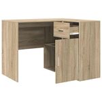 Casa si Gradina - Mobilier - Mese si birouri - Birouri - Birou de colt Sonoma Oak 102x88x75 cm Lemn aglomerat - Infinity.ro