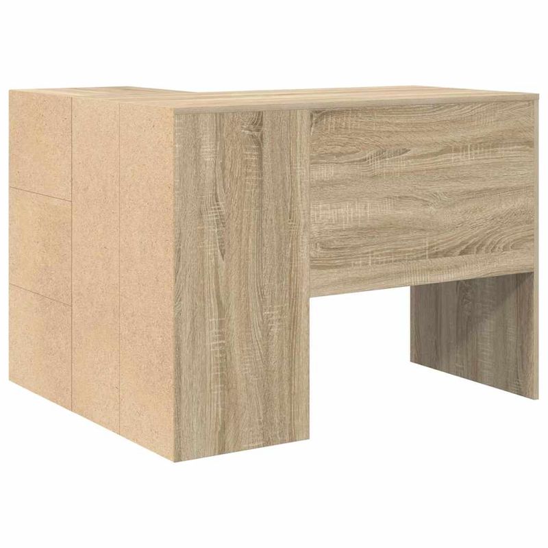 Casa si Gradina - Mobilier - Mese si birouri - Birouri - Birou de colt Sonoma Oak 102x88x75 cm Lemn aglomerat - Infinity.ro