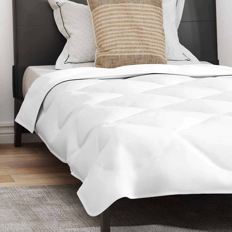 Casa si Gradina - Textile si covoare - Perne si pilote - Pilote - Duvet cu Perne Altele cu perna 2 pcs Alb 135 x 200 cm Microfibra - Infinity.ro
