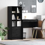 Casa si Gradina - Mobilier - Mese si birouri - Birouri - Birou cu depozitare Stejar negru Lemn prelucrat - Infinity.ro
