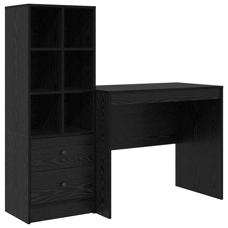Casa si Gradina - Mobilier - Mese si birouri - Birouri - Birou cu depozitare Stejar negru Lemn prelucrat - Infinity.ro