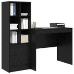 Casa si Gradina - Mobilier - Mese si birouri - Birouri - Birou cu depozitare Stejar negru Lemn prelucrat - Infinity.ro