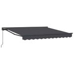 Casa si Gradina - Gradina si terasa - Umbrele si pavilioane - Pavilioane - Cortina Retractabila Manual Antracit 350x250 cm - Infinity.ro
