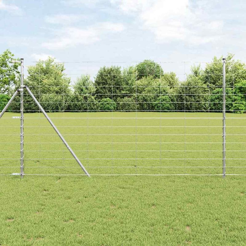 Casa si Gradina - Gradina si terasa - Garduri, panouri si accesorii - Gard de camp 1.4x50 m din otel galvanizat - Infinity.ro