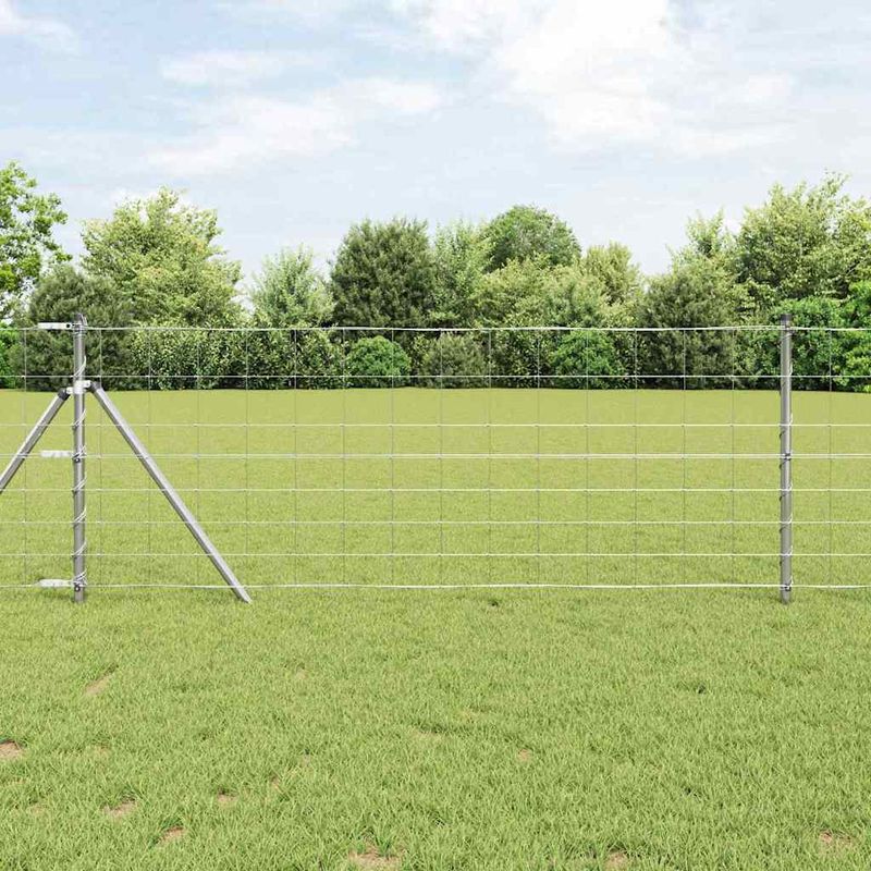 Casa si Gradina - Gradina si terasa - Garduri, panouri si accesorii - Gard de camp 0.8x50 m din otel galvanizat - Infinity.ro