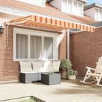 Casa si Gradina - Gradina si terasa - Umbrele si pavilioane - Pavilioane - Cortina Retractabila Manual Albastru Marin 250x200 cm - Infinity.ro