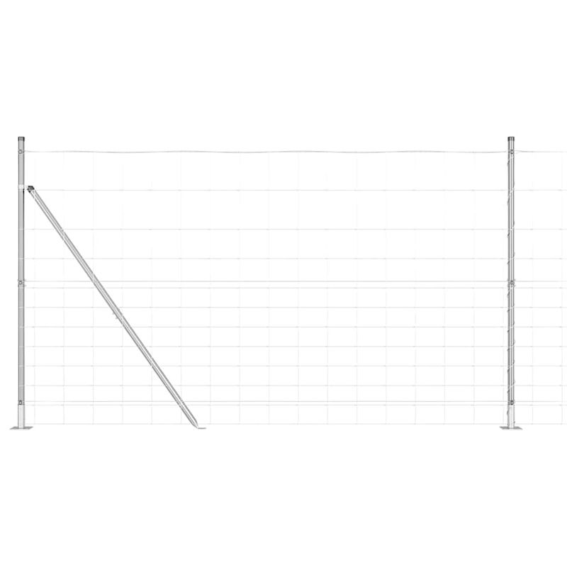 Casa si Gradina - Gradina si terasa - Garduri, panouri si accesorii - Gard de Teren 1.4 x 25 m din Otel Galvanizat - Infinity.ro